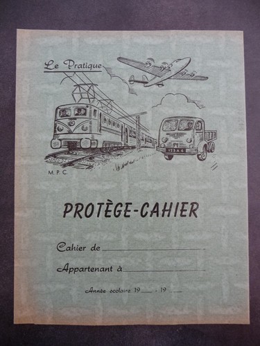 Ancien protège cahier - ancien, protège-cahier