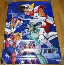 1987 Seika Note Japan Vintage Poster B2 Saint Seiya Hurry Up ! Saint of Athena !