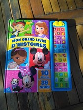 mon grand livre d'histoire intéractif disney junior