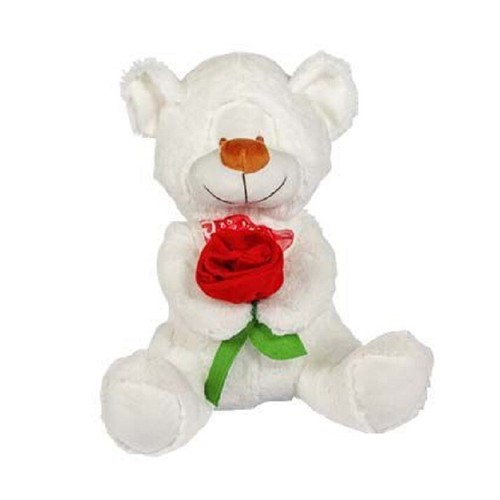 Ours peluche cm blanc - en,