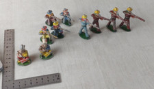 Lot de figurines / soldats, Cow Boy et indiens, Quiralu