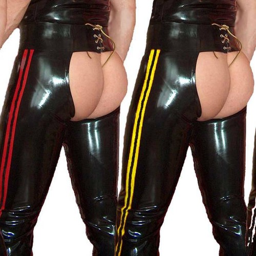 Rubber chaps 6mm tailored - rubber,
