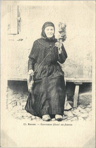 Cpa eauze gasconne filant - eauze,
