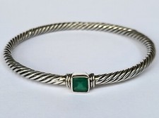 Superbe élégant BRACELET JONC DAVID YURMAN ? en ARGENT 925 vintage non signé