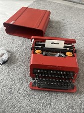 Machine à écrire Olivetti Valentine Rouge typewriter