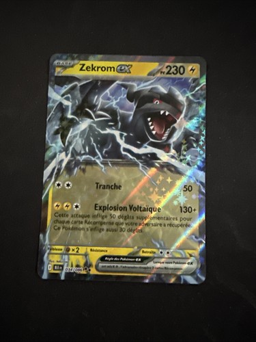 Carte pokémon zekrom - carte,