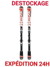 ski enfant occasion WEDZE "BOOST 300" taille:127cm/130cm/140cm+ fixations