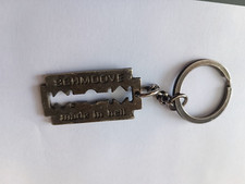 Porte-clés métal Lame de Rasoir SCHMOOVE made in Hell Keychain vintage 80'