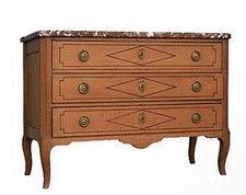 Commode en chêne clair d'époque Directoire