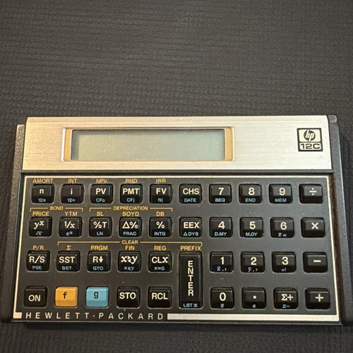 12c financial calculator - hp,