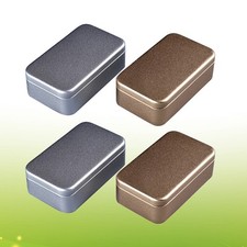  4 Pcs Boite Rangement Metal