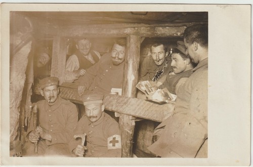 Carte photo allemande dans - carte,