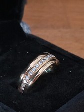 Bague alliance or 18k et