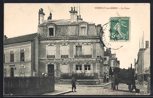 Cpa romilly sur seine - romilly-sur-seine,, la