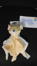 doudou plat ours koala jaune
