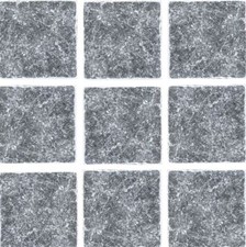 Carreau Travertin Pierre Mosaïque Marbre Antique Anthracite À Noir Nero