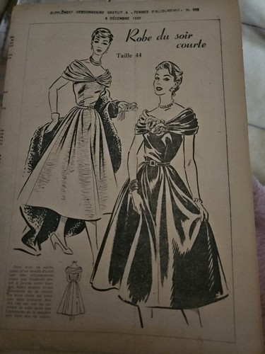 Ancien patron couture femme - patron,