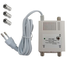 Amplificateur Antenne TV Intérieur Numérique Terrestre Filtre 5G 23 DB 1 IN 2OUT