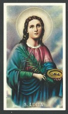 image pieuse de Santa Lucia