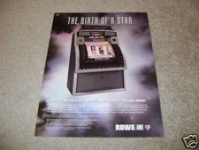 ROWE the birth of a star JUKEBOX flyer