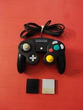 Manette Officielle Noire NINTENDO Gamecube Dol-003 Plus Carte Mémoire 