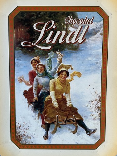 Boîte métallique lindt - boîte,