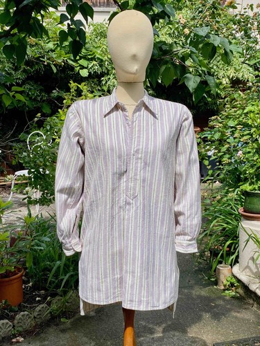 Chemise grand père vintage - chemise, de