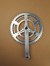 Pédalier double Spécialité TA Dural Forgé Cégédur vélo vintage course France