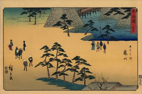 Estampe hiroshige - estampe, d'hiroshige