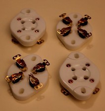 4 SUPPORTS 4 BROCHES DORES POUR CHASSIS