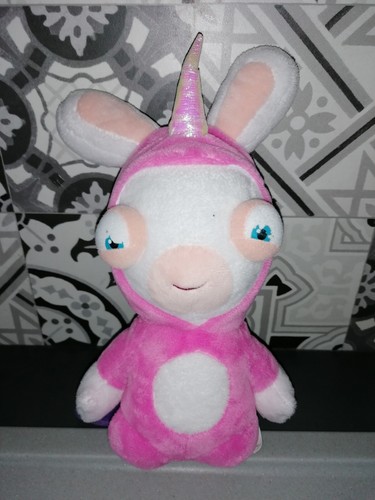 Peluche lapin cretin licorne - peluche,