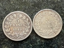 2 Pièces 5 Francs argent