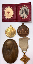 Lot objet ancien religieux