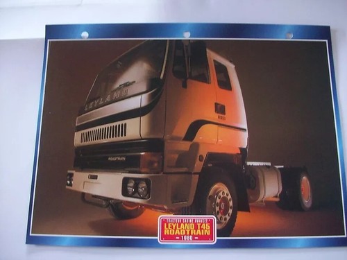 Carte fiche camion - camion, tracteur