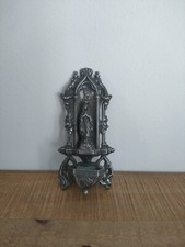 Ancien Bénitier En Etain - Made In France Paris