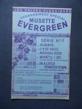 album partition EVERGREEN