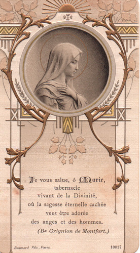 Image pieuse vous salue - pieuse, o
