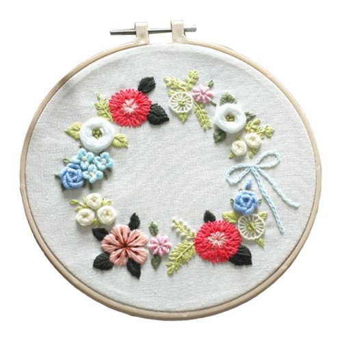 Kit broderie florale pour - kit,