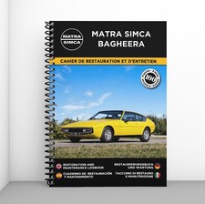 MATRA SIMCA BAGHEERA : Cahier de Restauration - Personnalisation gratuite !
