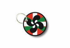 Porte cle cles clef brode