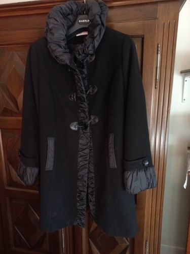 Manteau noir femme style - noir,