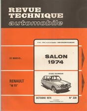 REVUE TECHNIQUE AUTOMOBILE 339