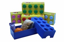 Lego Boîte Déjeuner/Rangement Brique - Neuf 7 Choix de Couleurs