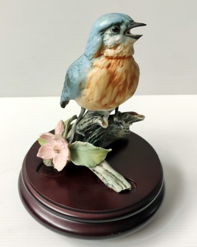 Statuette oiseau porcelaine - oiseau, aw