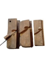 Old Tool/Lot de 3 anciens rabots de menuisier en bois – outils de charpentier 
