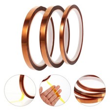  3 Rolls Bande Tape Rubalise Ruban Électrique Résistant À La Chaleur