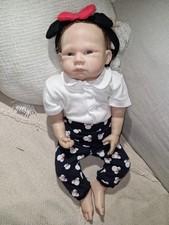 ?Poupée Reborn  Nouveau Né Bébé Fille Prénomée Lily  Réaliste  42cm TBE