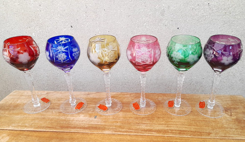 Verres vin couleur - couleur, en