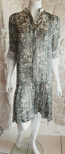 Robe asymétrique kaki neuve