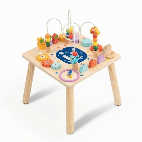 Table activités bois - table, en
